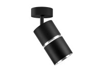 Goldlux Lampa ścienno-sufitowa BAMBOO 1xGU10 czarna ruchoma Goldlux Lampa ścienno-sufitowa BAMBOO 1xGU10 czarna ruchoma