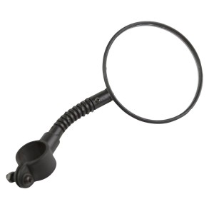 t.b.t. lusterko rowerowe do montażu na kierownicy, czarne.