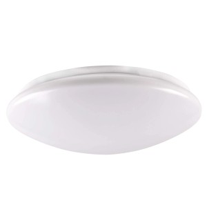 Biała, okrągła lampa sufitowa t.b.t. / Plafony do wnętrz.