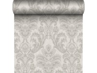 Tapeta winylowa na flizelinie ATESSA DAMASK szara