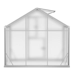 Szklarnia Terrando Sanus, 220x360 cm, z aluminiową ramą i panelami z poliwęglanu.