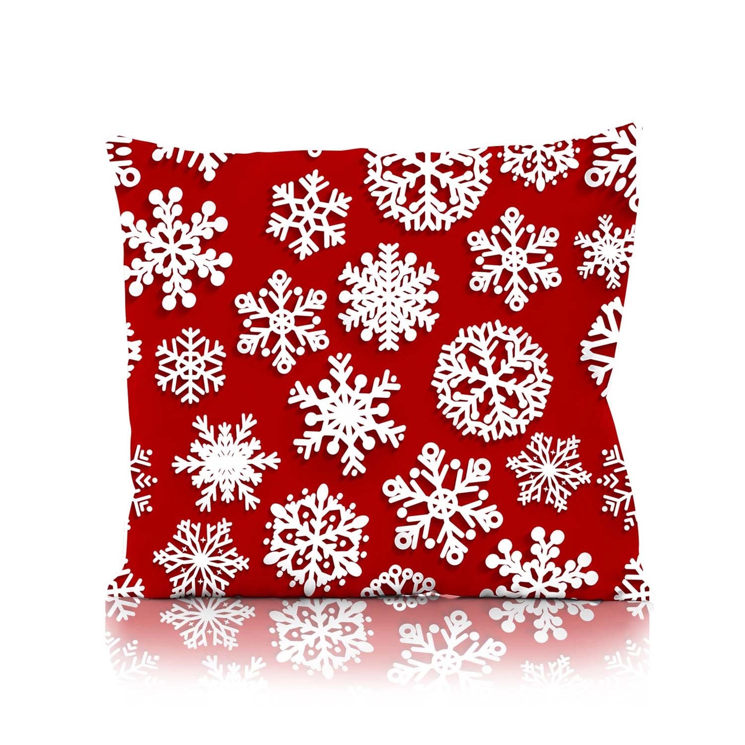 Faro Poszewka świąteczna HOLLY JOLLY 45x45 cm czerwona