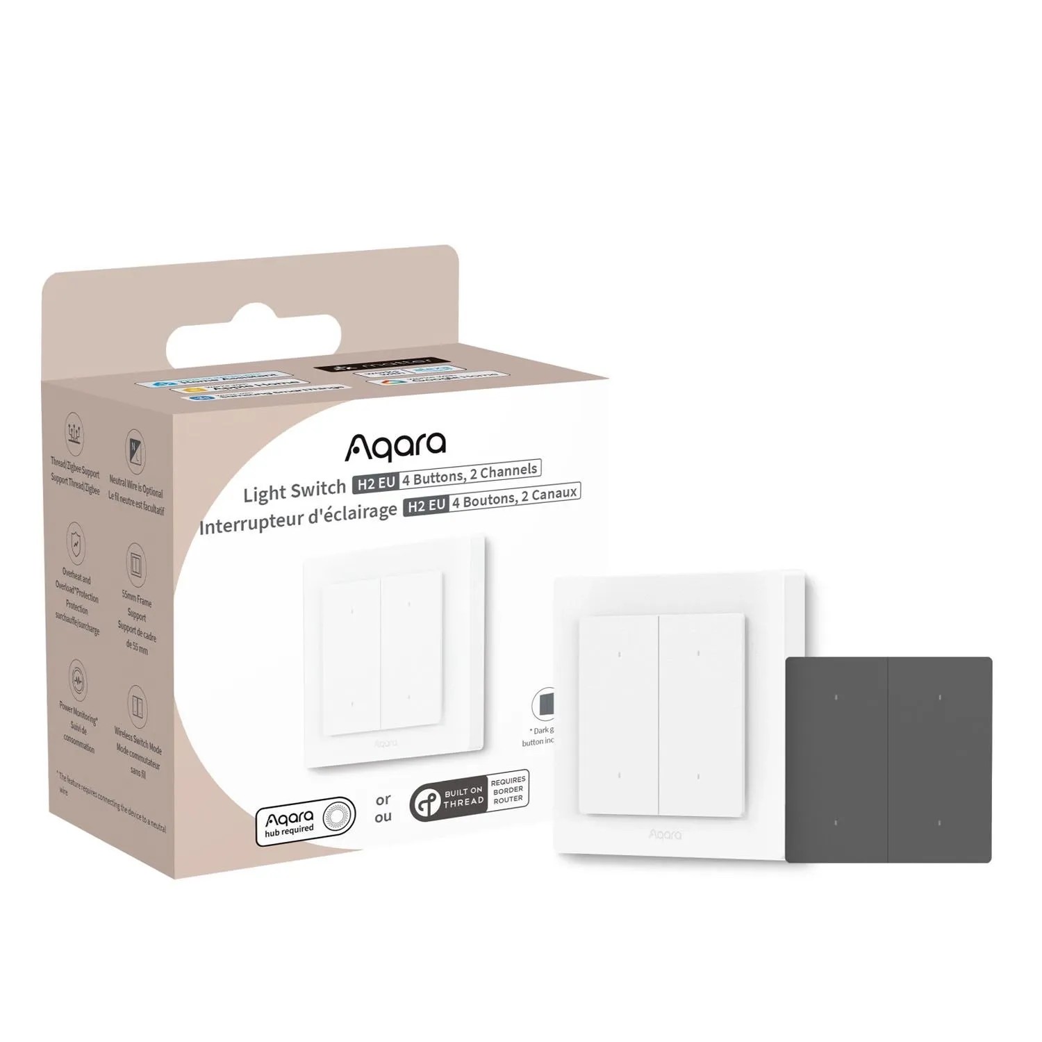 Aqara Light Switch H2 EU 4 przyciski