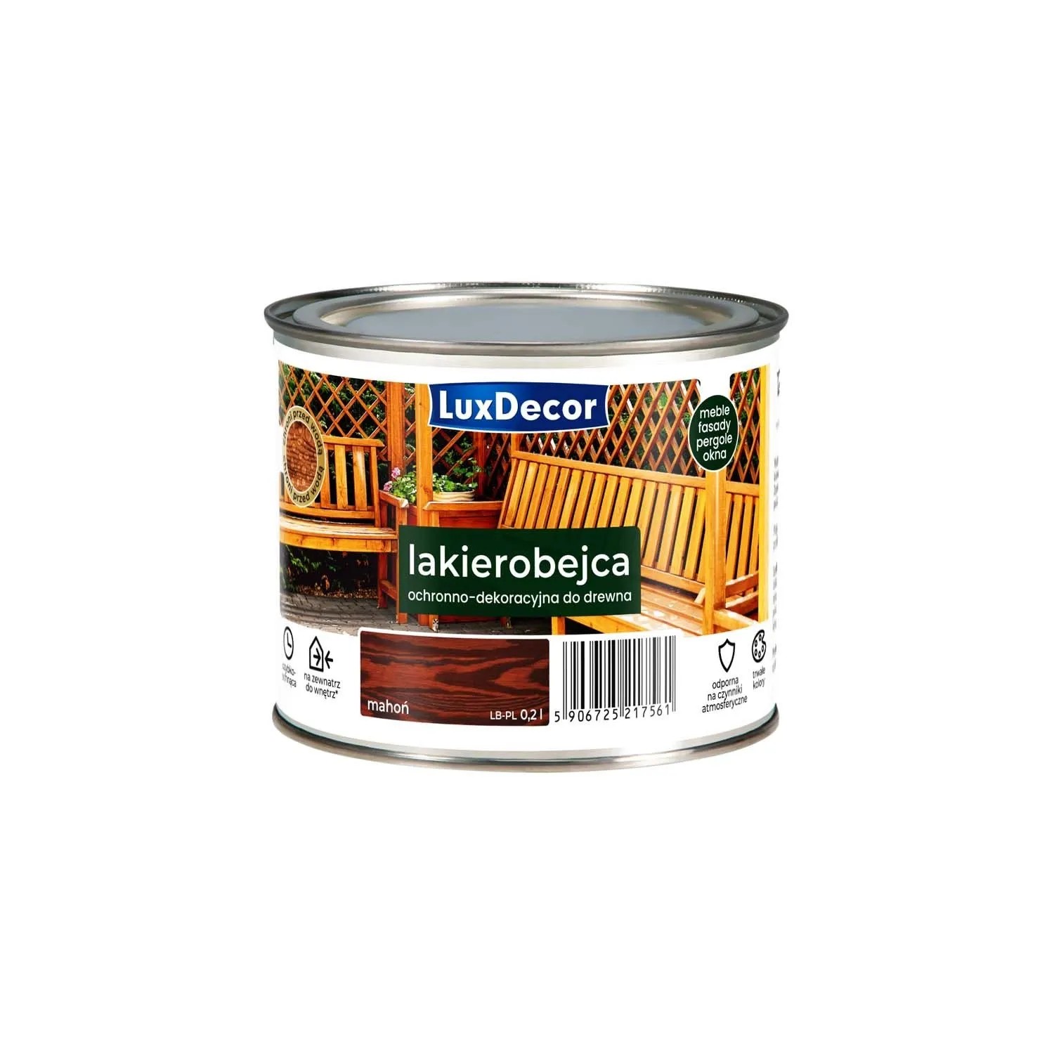Luxdecor Lakierobejca mahoń (10) 0,2 l