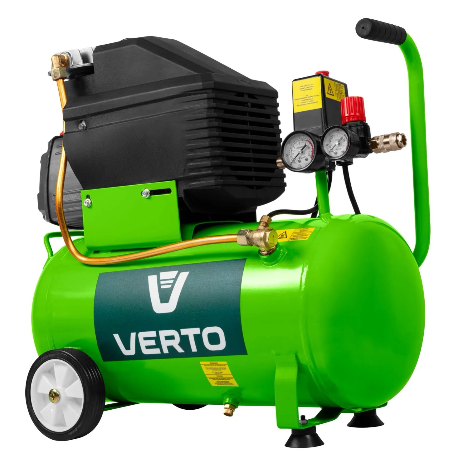Verto Kompresor olejowy 73K002 24L 8 bar