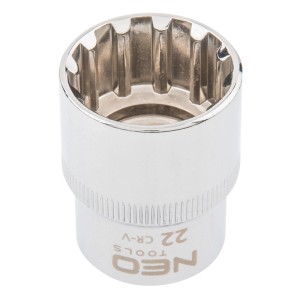 Neo Tools Nasadka Spline 1/2" - 22 mm