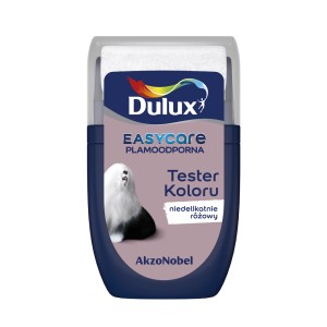 Tester koloru Dulux EasyCare, delikatny róż, do kolorowych ścian.