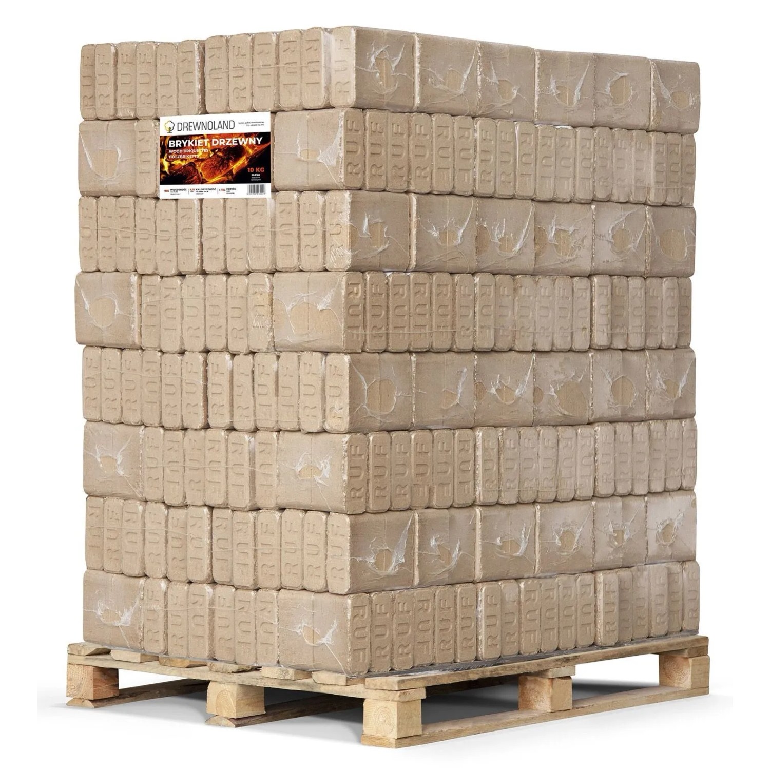 Eurotaxpol Brykiet DĘBOWY RUF 960 kg