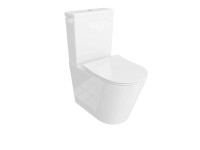 Kompakt WC Bono z deską wolnoopadającą biały