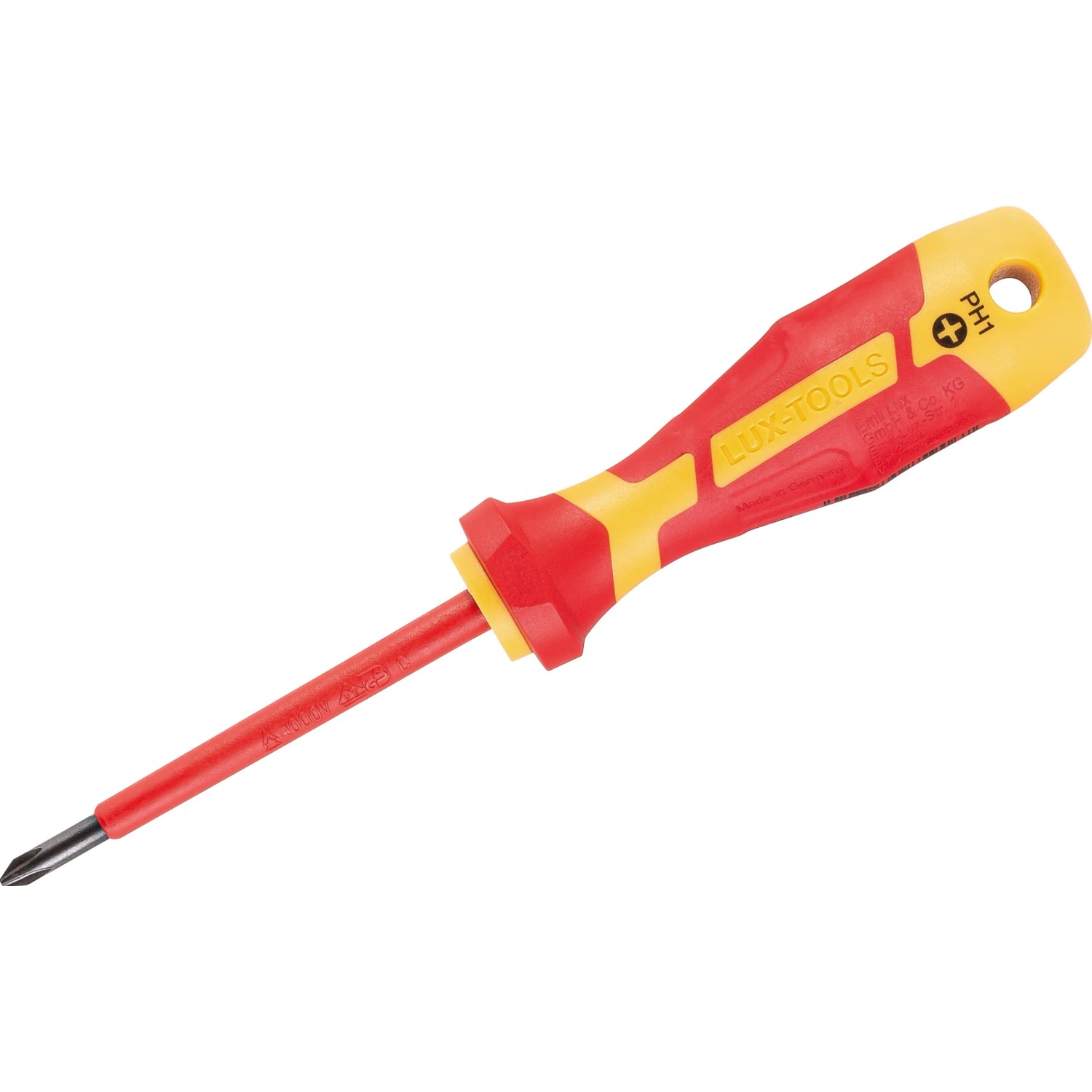 LUX-TOOLS Wkrętak VDE PH1 x 80 mm