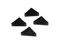 Metalkas Stopka plastikowa 36x36 mm 4 szt.