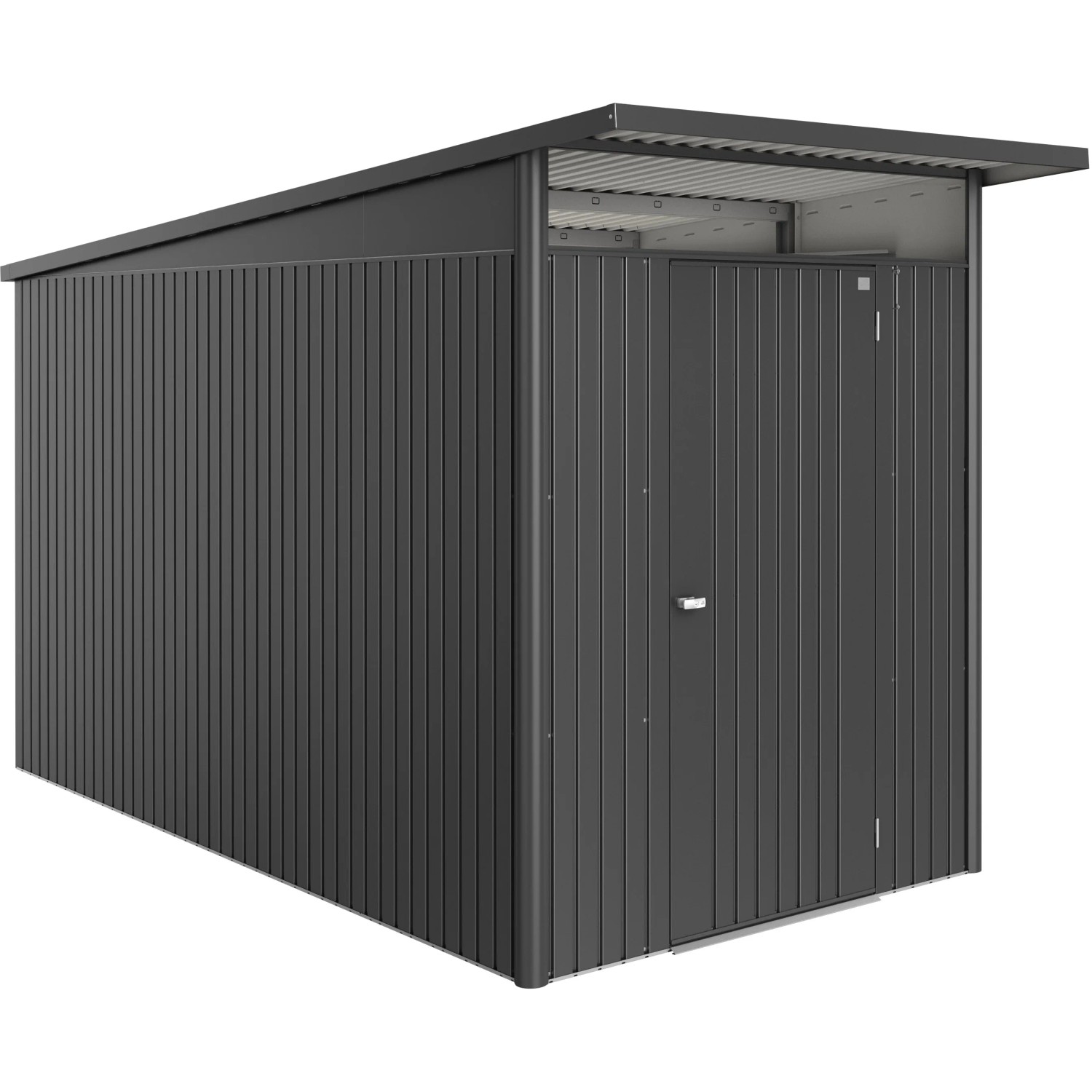 Biohort Domek ogrodowy AvantGarde ECO A4 ciemnoszary metalik - 180 x 380 cm