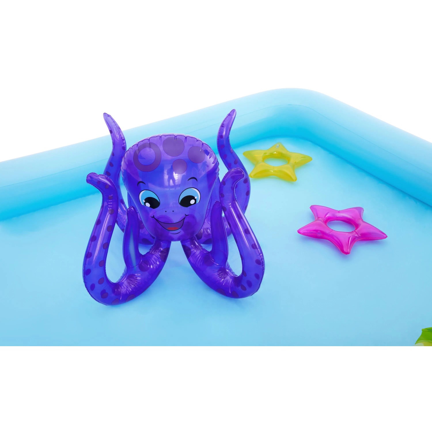 Bestway Wodne centrum zabaw Aquarium ze zjeżdżalnią, ośmiornicą i gwiazdami