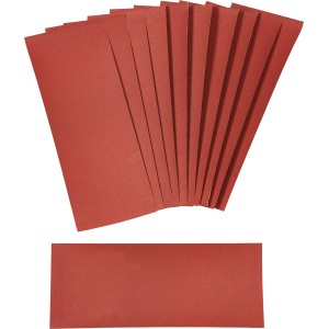 Paski ścierne LUX K40, 10 sztuk, do szlifierek oscylacyjnych. Do szlifowania drewna i metalu.