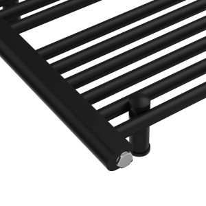 Giovanni Grzejnik łazienkowy CARAT czarny mat 48 x 55 cm