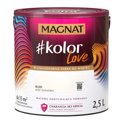Farba Magnat KolorLove kość słoniowa 2,5 l