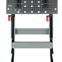 Stół roboczy i zaciskowy ze szczękami, maks. zakres mocowania 250 mm i nośność 100 kg.