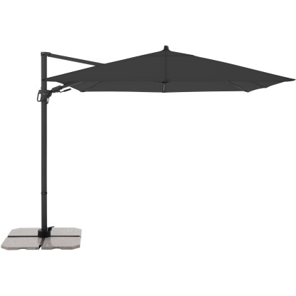 Parasol ogrodowy DERBY antracyt - 280 x 280 cm