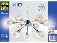 Candellux Lampa sufitowa XIDI 9xE14 40W chrom
