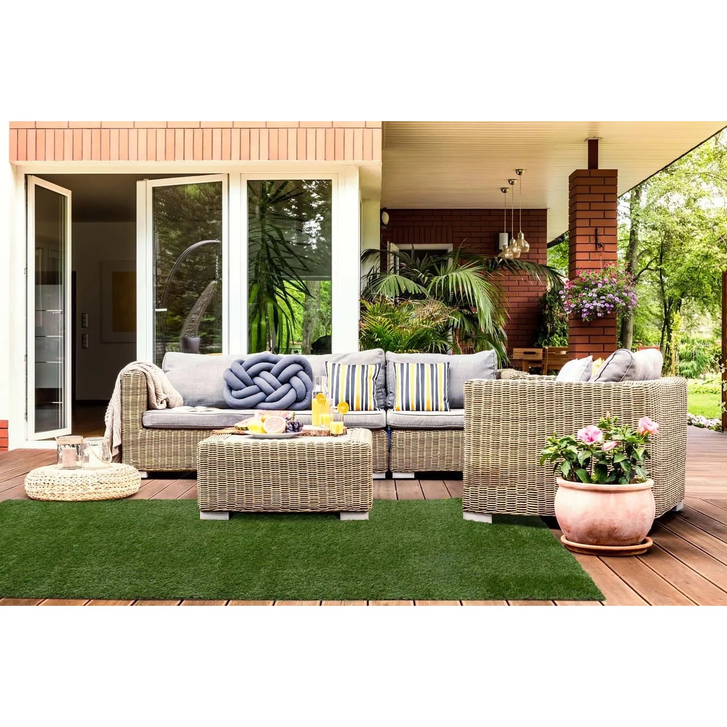 Multidecor Sztuczna trawa w rolce 1 x 5 m wys. 18 mm_2