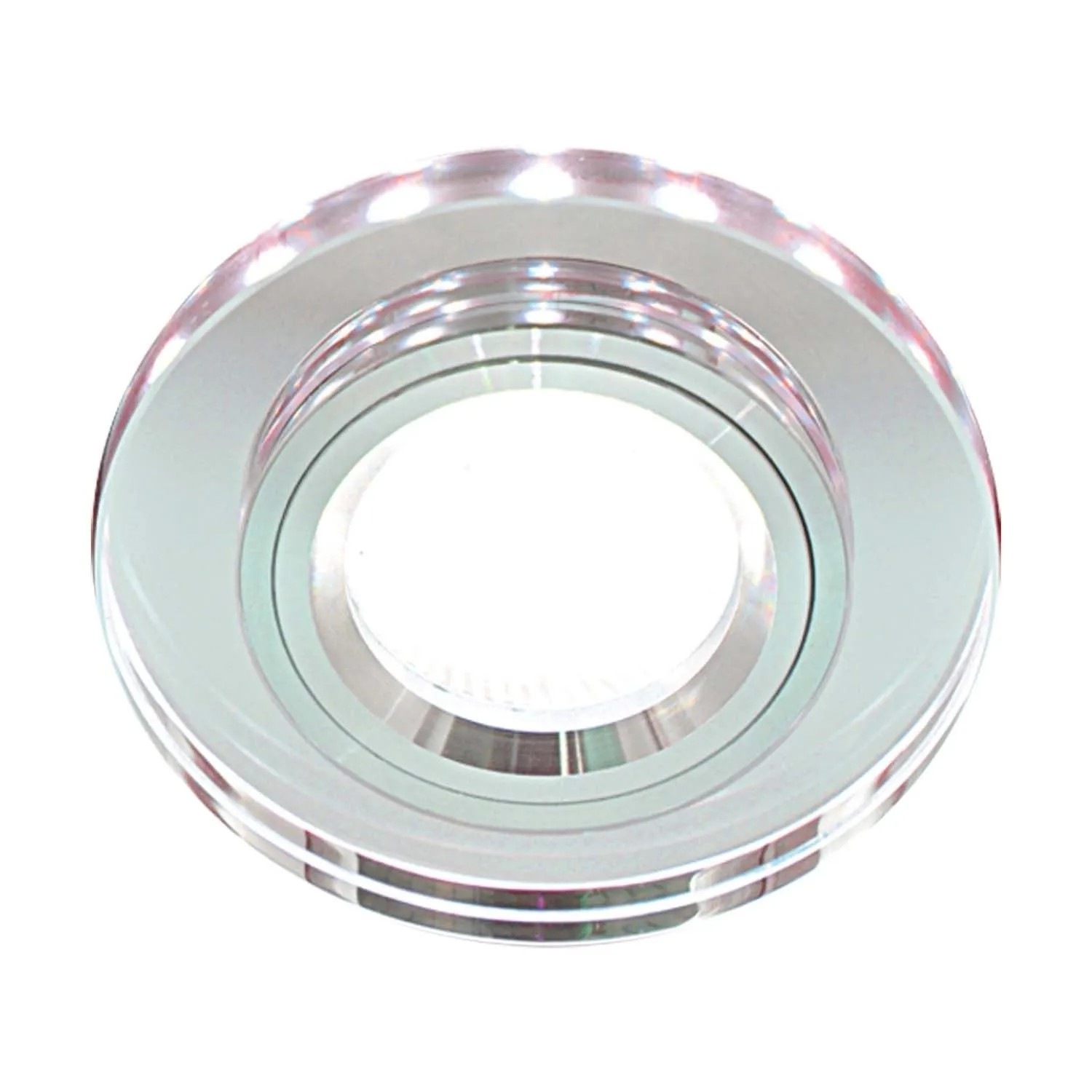 Struhm Lampa podtynkowa RIANA LED C CW 1xGU10 50W śr. 9cm przezroczysta/chrom