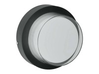 DPM Kinkiet zewnętrzny LED 10W 4000K 1000lm IP54 śr. 17cm czarny