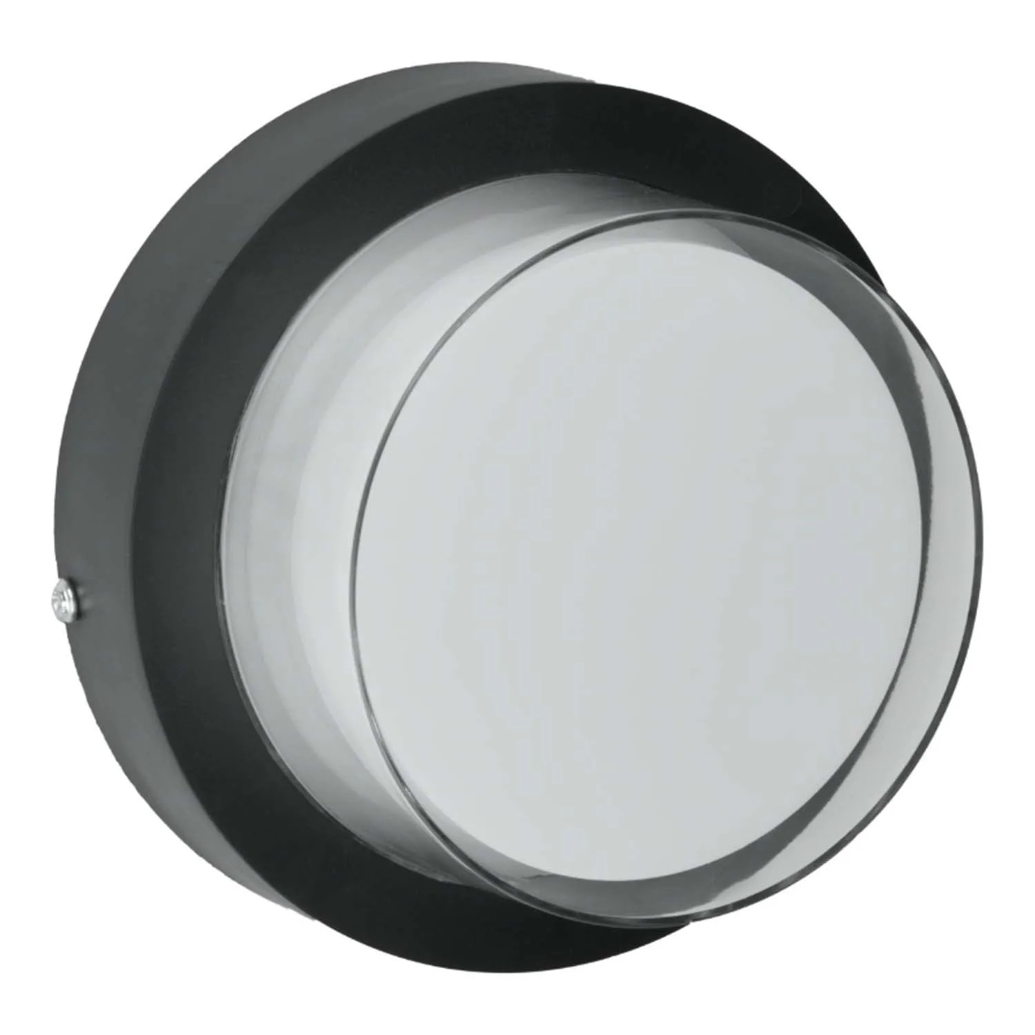 DPM Kinkiet zewnętrzny LED 10W 4000K 1000lm IP54 śr. 17cm czarny