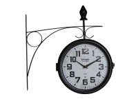 Zegar ścienny Vertu śr. 34 cm czarny