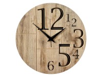 STYLER Zegar 3D CLOCK LUCAS CL005 śr. 57 cm czarno-brązowy