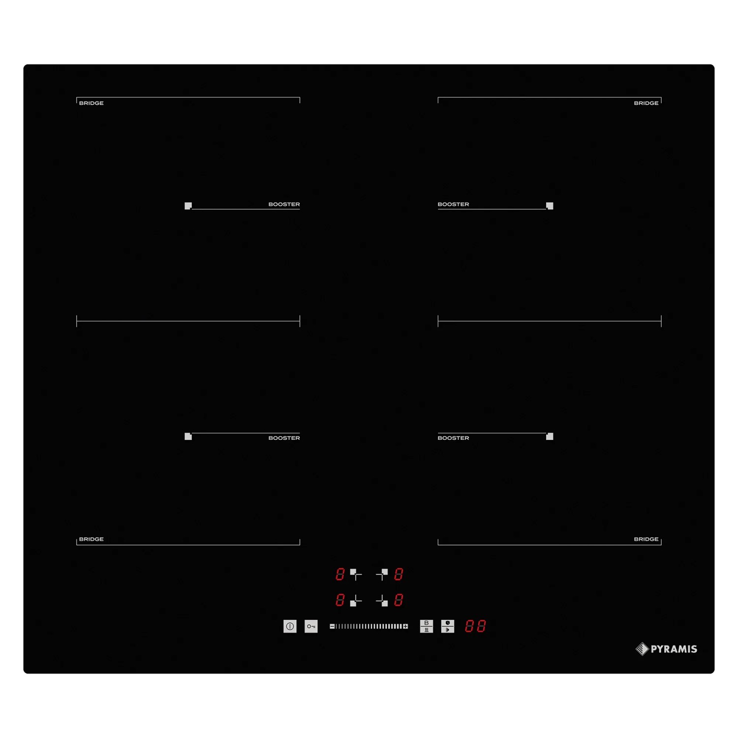 Pyramis Płyta indukcyjna PHI63432FMB czarna 59 cm