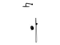 Omnires System prysznicowy podtynkowy Auron czarny