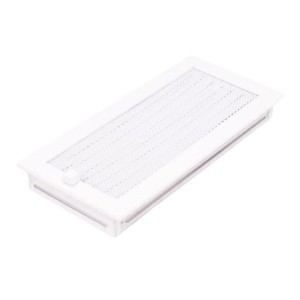 Nordflam Kratka biała z żaluzją 17x37