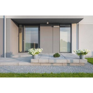 Osłonka Magnolia beton szara - 21 cm