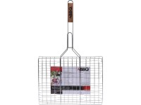 Ruszt BBQ otwierany drewniany uchwyt - 40 x 30 x 66 cm