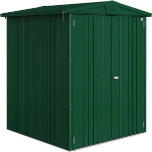 Biohort metalowy domek ogrodowy Europa, ciemnozielony, 2,4 m²: Solidny domek do przechowywania w ogrodzie.