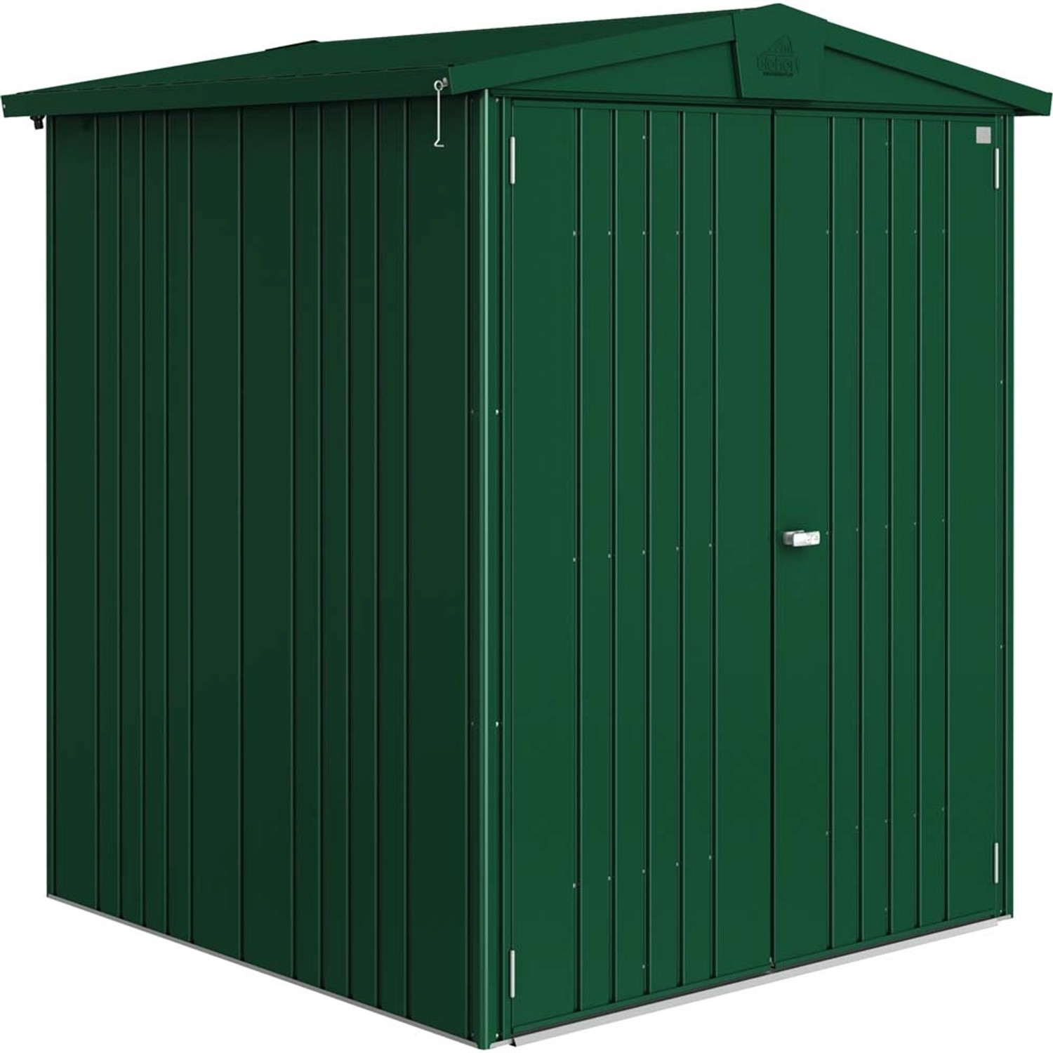 Biohort Domek ogrodowy ciemnozielony drzwi podwójne - 172 x 156 cm