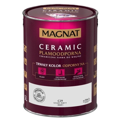 Farba Magnat Ceramic szary piryt 5 l
