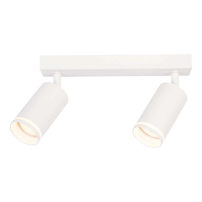 MiLAGRO Listwa Spot Pipe Ring 2xGU10 10W biała