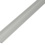 Kątownik równoramienny aluminiowy, 10x10x1000 mm, srebrny.