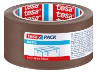 Tesa Taśma pakowa BASIC brązowa 66 m x 50 mm