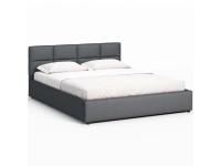 Łóżko tapicerowane Mika 160 x 200 szare Łóżko tapicerowane Mika 160 x 200 szare