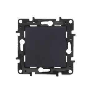 Czarny włącznik t.b.t. do oświetlenia i urządzeń.