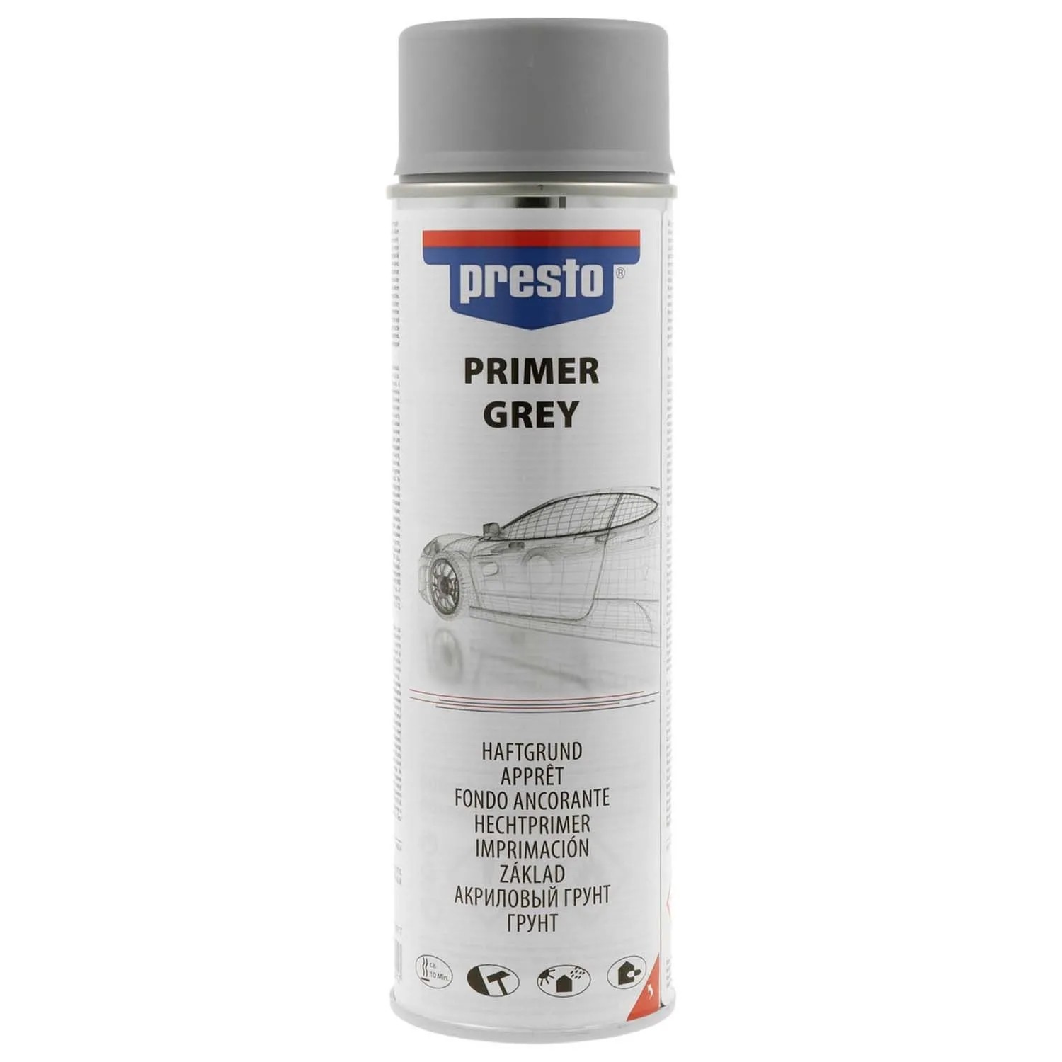 Presto Lakier samochodowy podkład szary 500 ml
