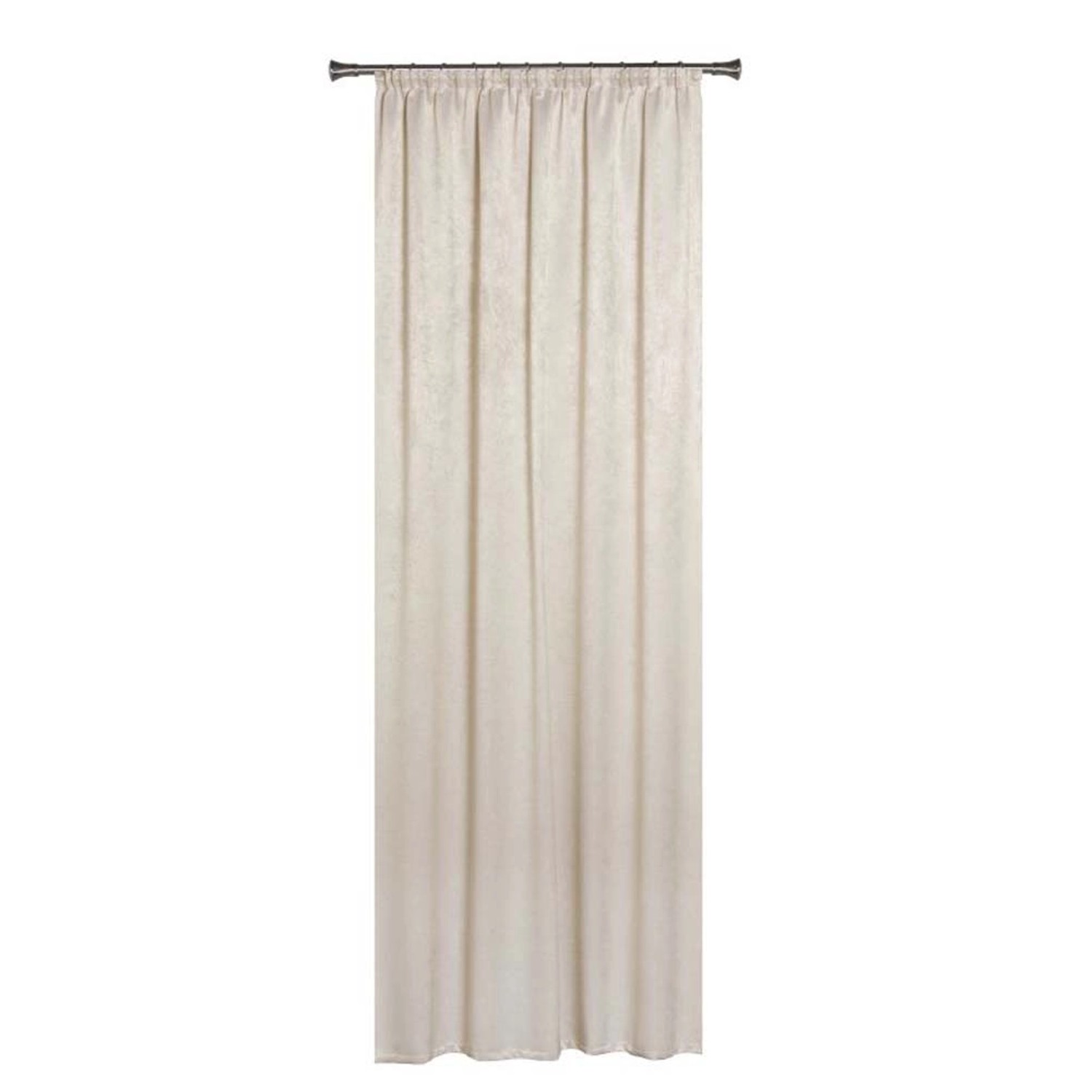 Zasłona YORK na taśmie 140 cm x 260 cm beżowa