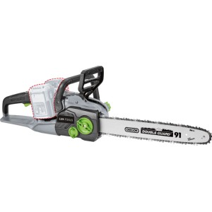 LUX-TOOLS Pilarka łańcuchowa akumulatorowa 2 x 20 V Solo V2