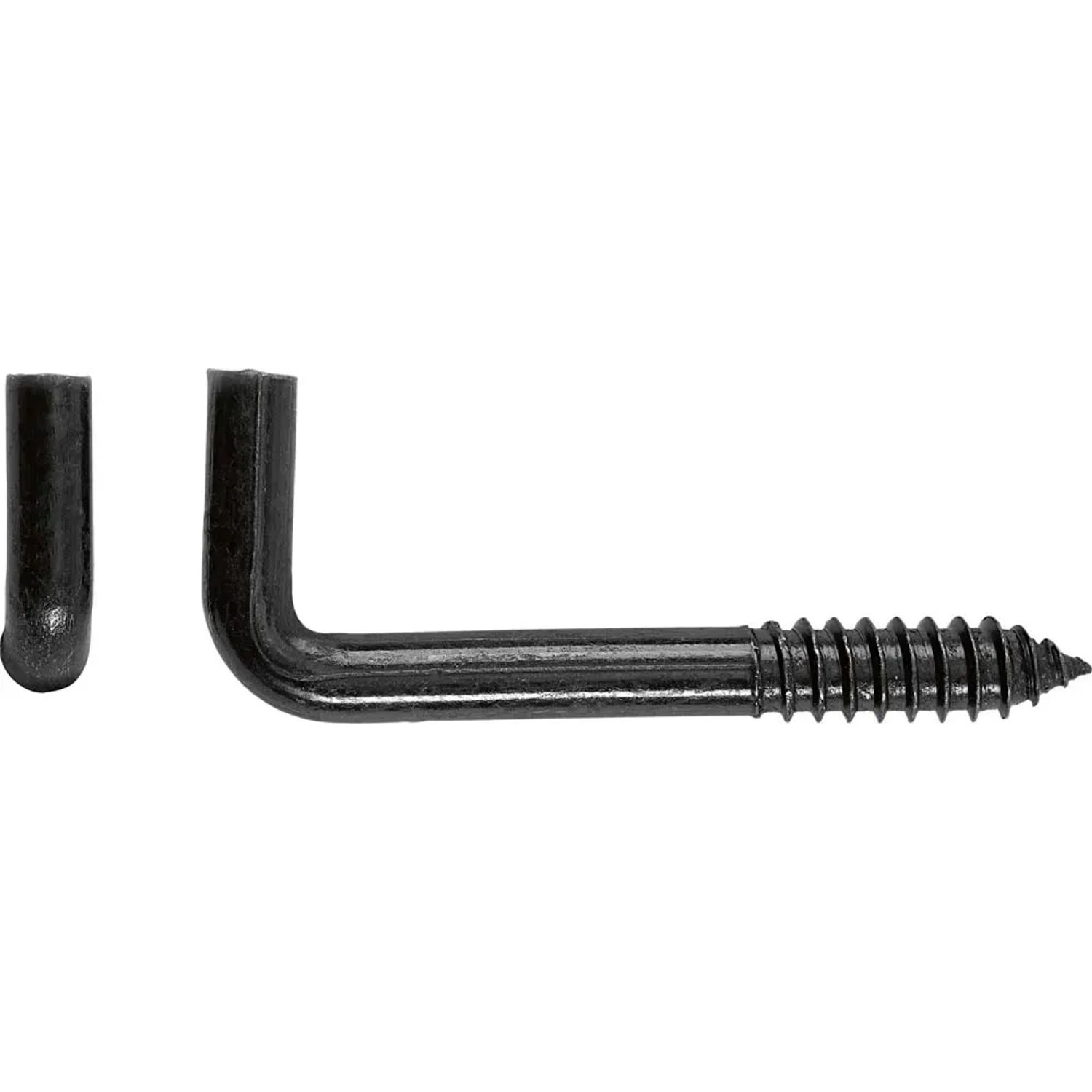 Hak kątowy czarny ocynkowany 4x30mm 6szt