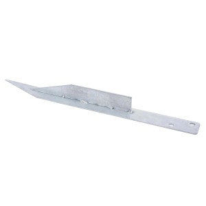 Kotwa gruntowa ocynkowana do sprzętu zabawowego, do bezpiecznego mocowania w ogrodzie.