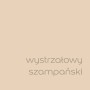Próbka koloru farby do ścian t.b.t. w kolorze szampańskim.