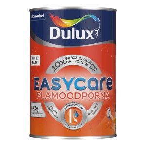 Dulux EasyCare farba do wnętrz, baza biała, plamoodporna, puszka.