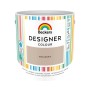 Farba do ścian Beckers Designer Colour Macadamia, puszka z kolorowymi paskami.